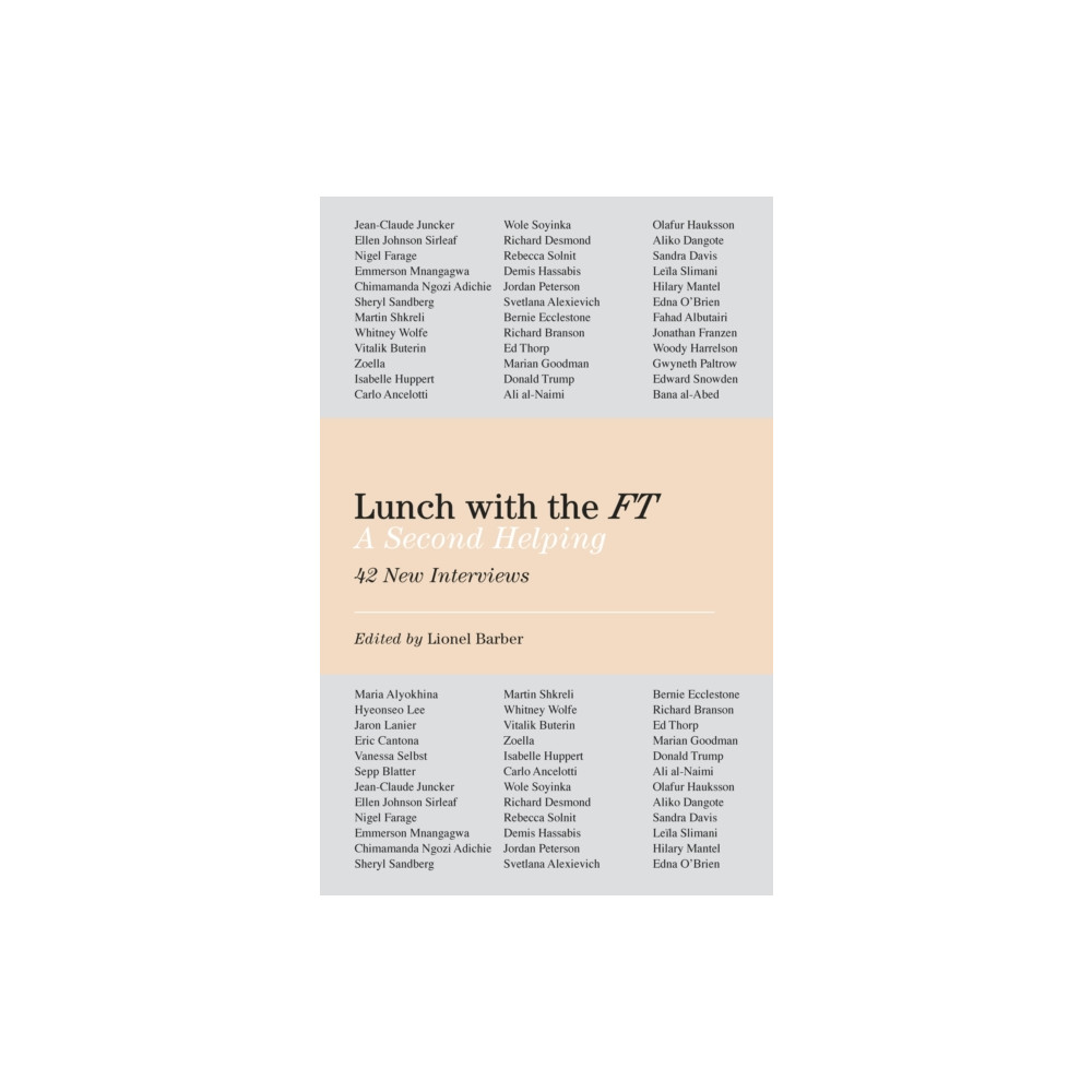 Produktbild för Lunch with the FT (inbunden, eng)