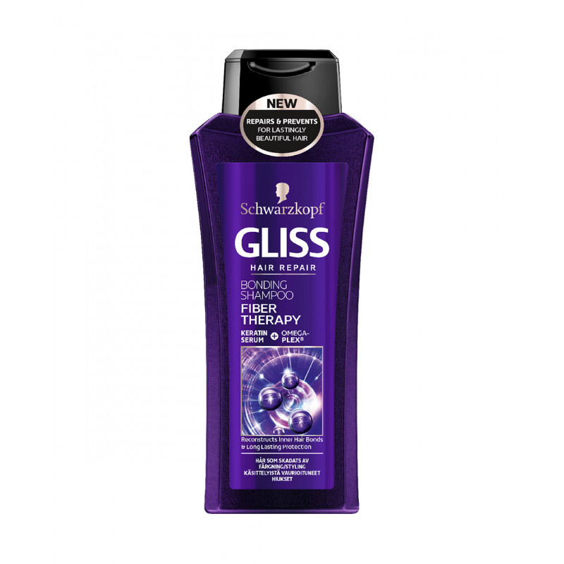 Produktbild för Gliss Fiber Therapy Shampoo