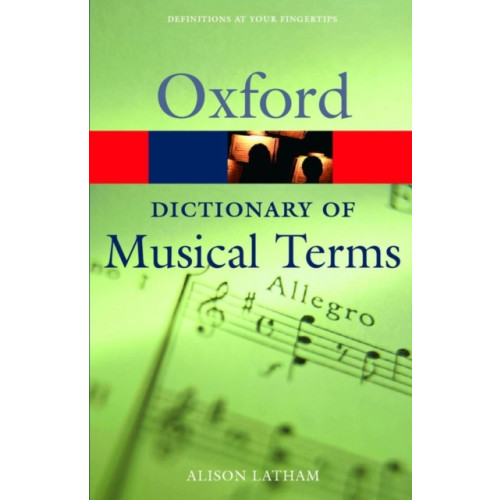 Oxford University Press Oxford Dictionary of Musical Terms (häftad, eng)