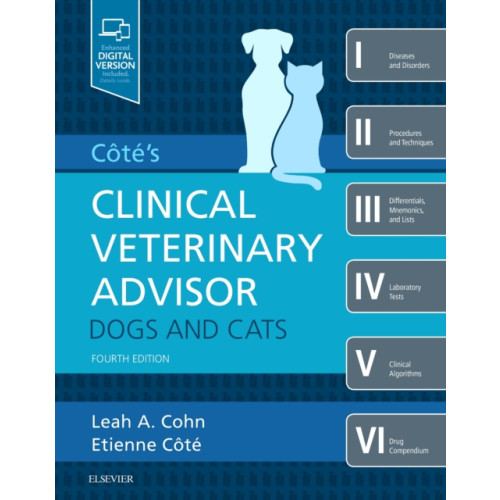 Elsevier - Health Sciences Division Cote's Clinical Veterinary Advisor: Dogs and Cats (inbunden, eng)