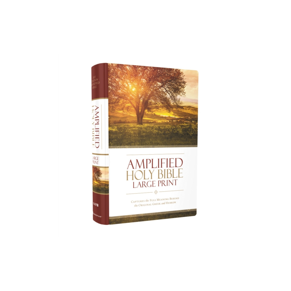 Produktbild för Amplified Holy Bible, Large Print, Hardcover (inbunden, eng)