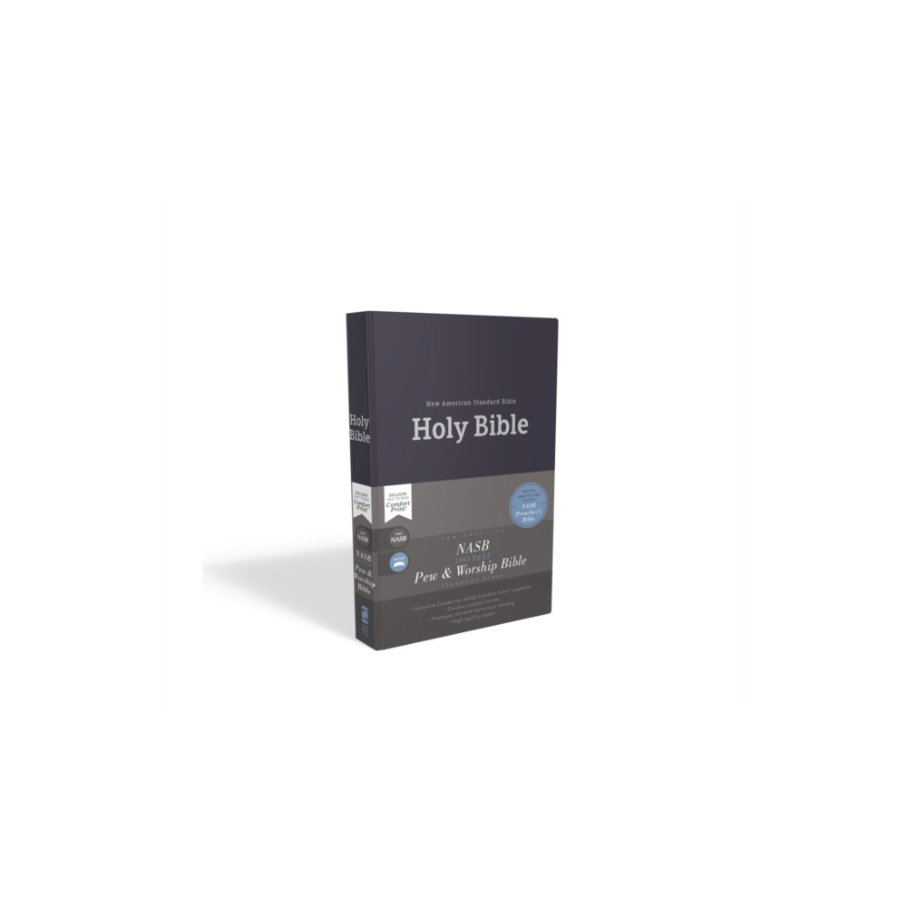 Produktbild för NASB, Church Bible (Pew Bible), Hardcover, Blue, 1995 Text, Comfort Print (inbunden, eng)