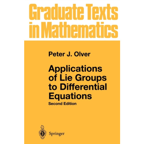 Springer-Verlag New York Inc. Applications of Lie Groups to Differential Equations (häftad, eng)