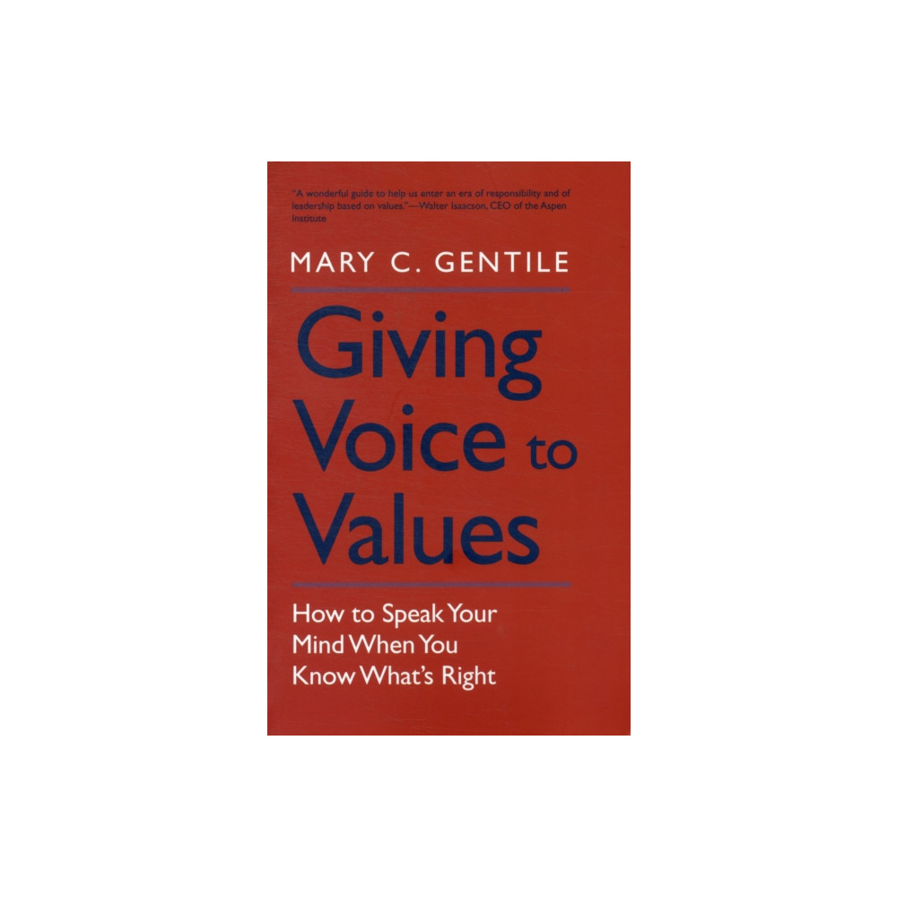 Produktbild för Giving Voice to Values (häftad, eng)