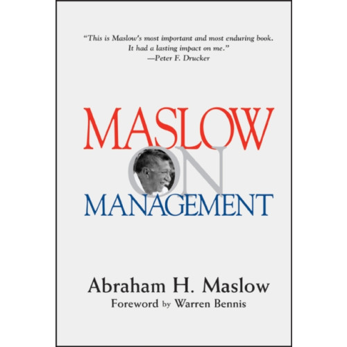 John Wiley & Sons Inc Maslow on Management (inbunden, eng)