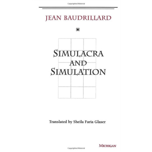 The University of Michigan Press Simulacra and Simulation (häftad, eng)