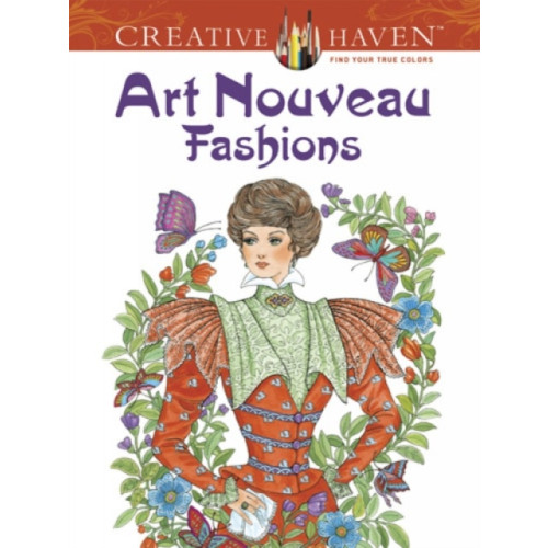 Dover publications inc. Creative Haven Art Nouveau Fashions Coloring Book (häftad, eng)