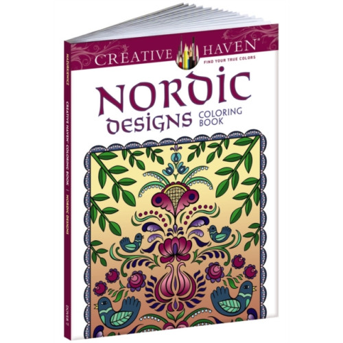 Dover publications inc. Creative Haven Nordic Designs Collection Coloring Book (häftad)