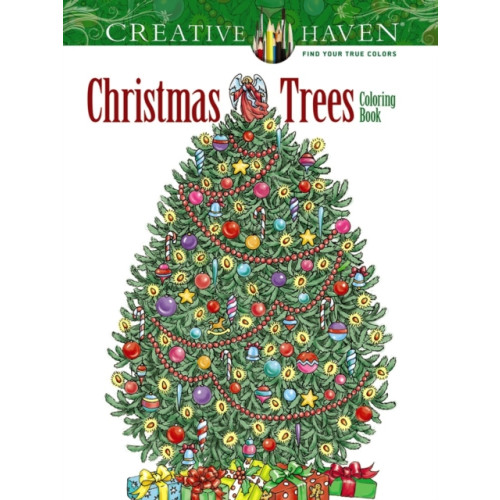Dover publications inc. Creative Haven Christmas Trees Coloring Book (häftad)