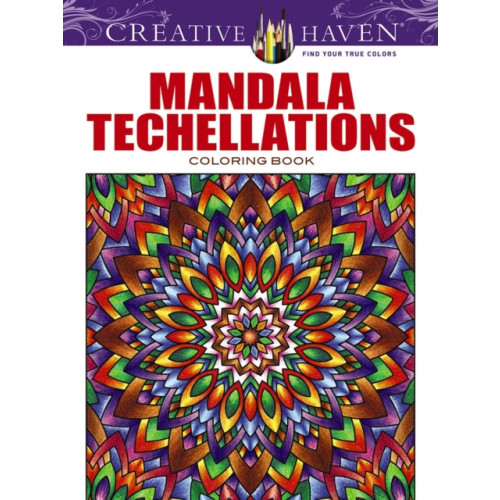 Dover publications inc. Creative Haven Mandala Techellations Coloring Book (häftad)