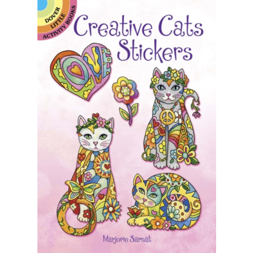 Dover publications inc. Creative Cats Stickers (häftad)