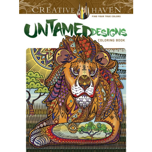 Dover publications inc. Creative Haven Wild Animal Designs Coloring Book (häftad)