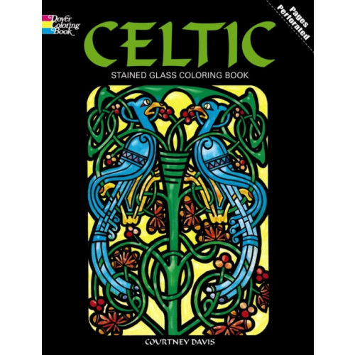 Dover publications inc. Celtic Stained Glass Coloring Book (häftad)