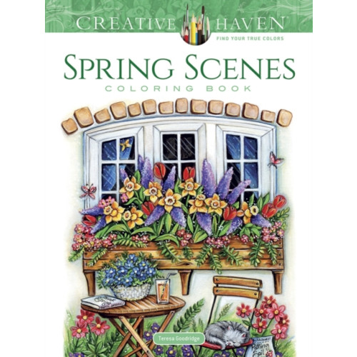 Dover publications inc. Creative Haven Spring Scenes Coloring Book (häftad, eng)