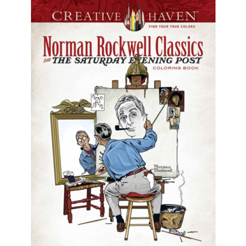 Dover publications inc. Creative Haven Norman Rockwell's Saturday Evening Post Classics Coloring Book (häftad, eng)
