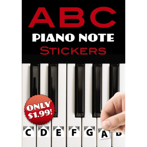 Dover publications inc. A B C Piano Note Stickers (häftad, eng)