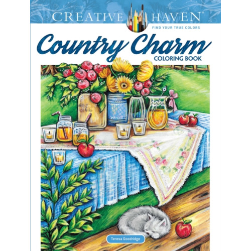 Dover publications inc. Creative Haven Country Charm Coloring Book (häftad, eng)