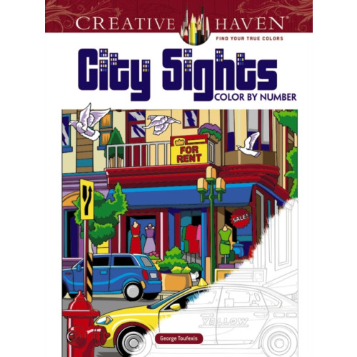 Dover publications inc. Creative Haven City Sights Color by Number (häftad, eng)