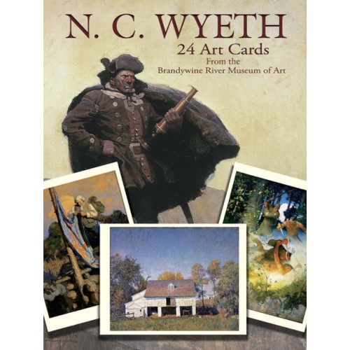 Dover publications inc. N. C. Wyeth 24 Art Cards: (häftad, eng)