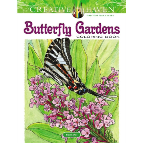Dover publications inc. Creative Haven Butterfly Gardens Coloring Book (häftad)
