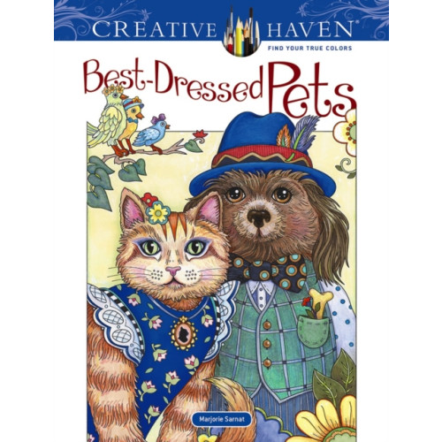 Dover publications inc. Creative Haven Best-Dressed Pets Coloring Book (häftad)