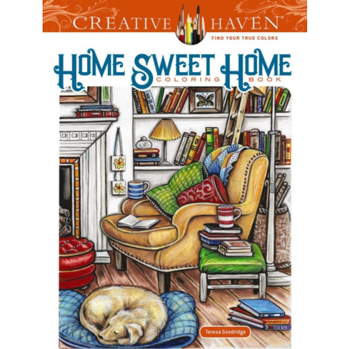 Dover publications inc. Creative Haven Home Sweet Home Coloring Book (häftad)