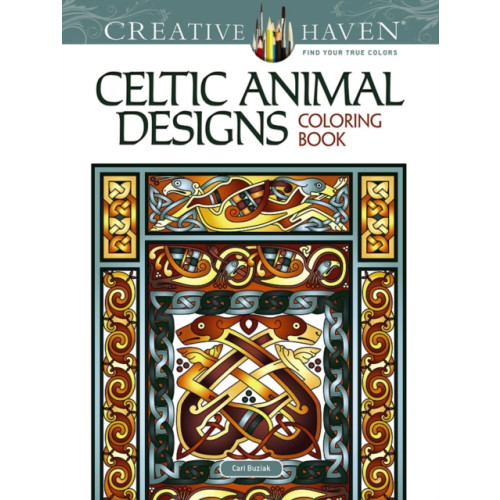 Dover publications inc. Creative Haven Celtic Animal Designs Coloring Book (häftad)