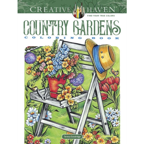 Dover publications inc. Creative Haven Country Gardens Coloring Book (häftad)