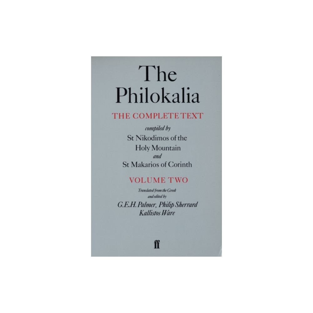 Produktbild för The Philokalia Vol 2 (häftad, eng)