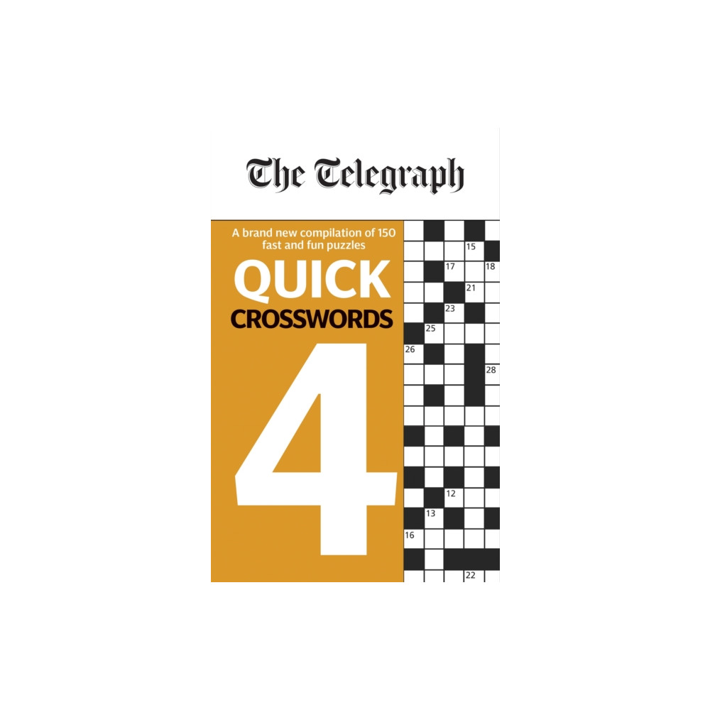Produktbild för The Telegraph Quick Crosswords 4 (häftad, eng)