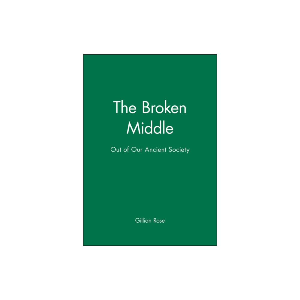 Produktbild för The Broken Middle (häftad, eng)