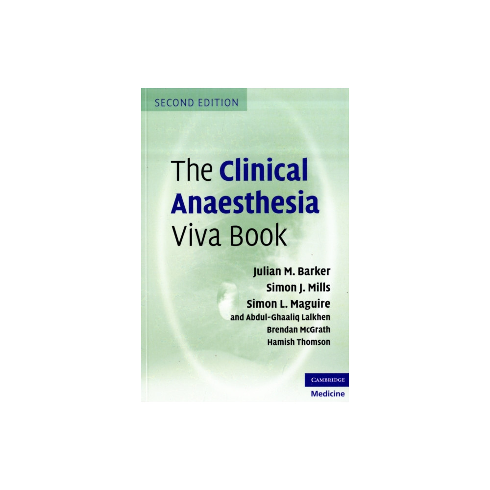 Produktbild för The Clinical Anaesthesia Viva Book (häftad, eng)