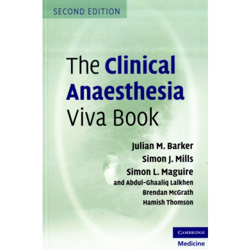 Cambridge University Press The Clinical Anaesthesia Viva Book (häftad, eng)