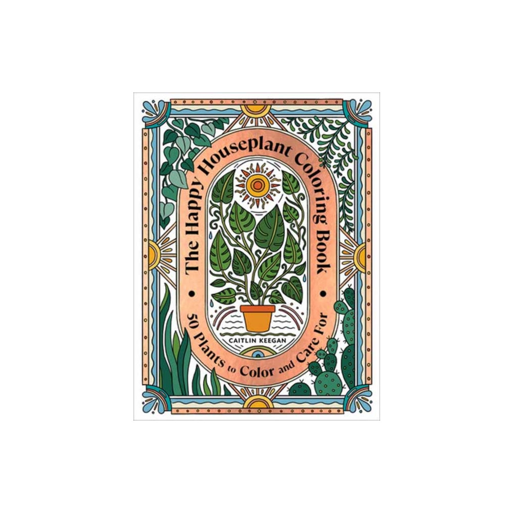 Produktbild för The Happy Houseplant Coloring Book (häftad, eng)