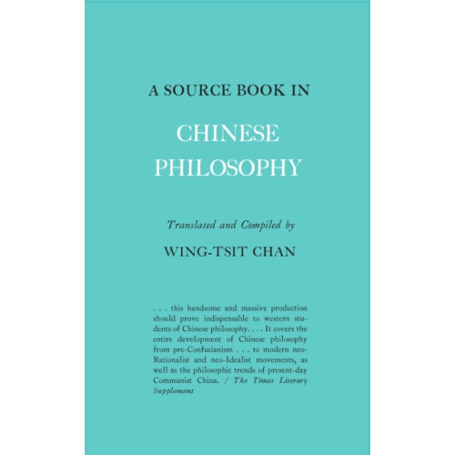 Princeton University Press A Source Book in Chinese Philosophy (häftad, eng)