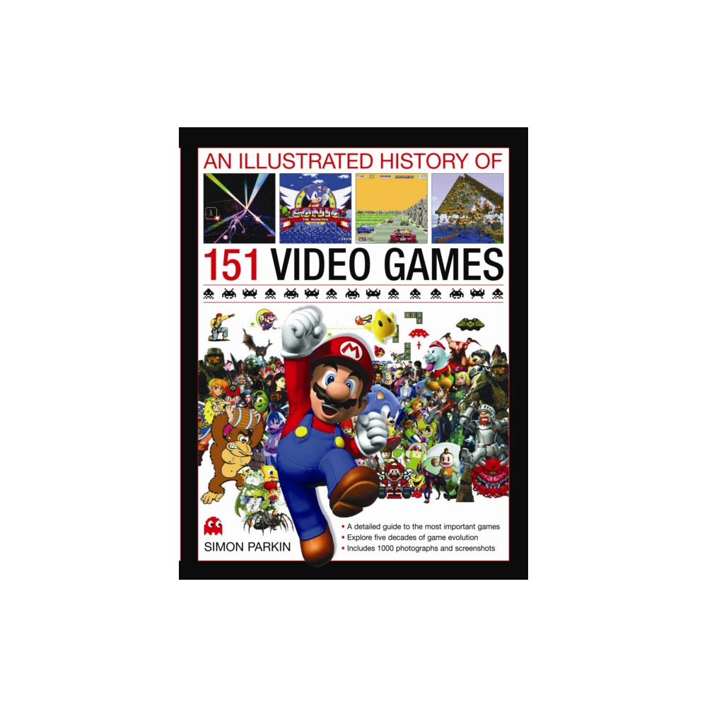 Produktbild för Illustrated History of 151 Videogames (inbunden, eng)