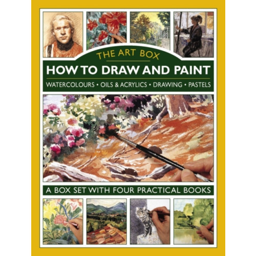 Anness publishing Art Box - How to Draw and Paint (4-Book Slipcase) (inbunden, eng)