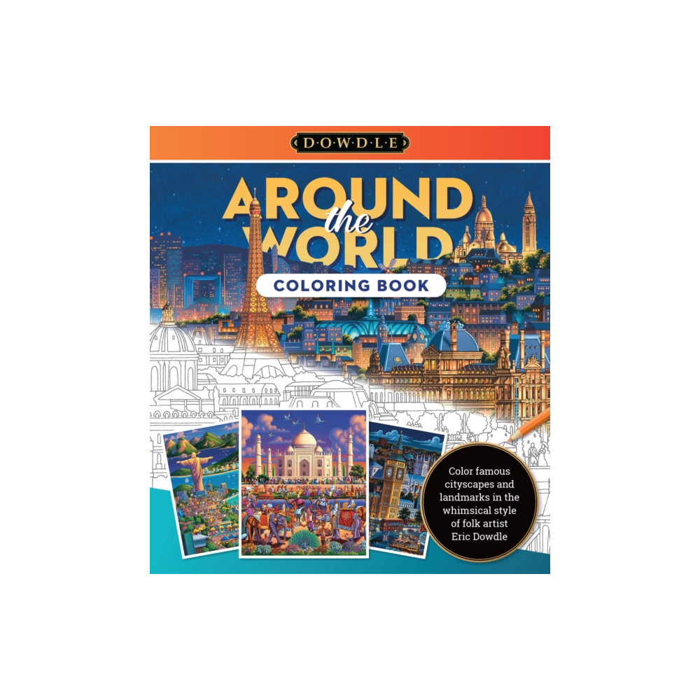 Produktbild för Around the World Coloring Book (häftad, eng)