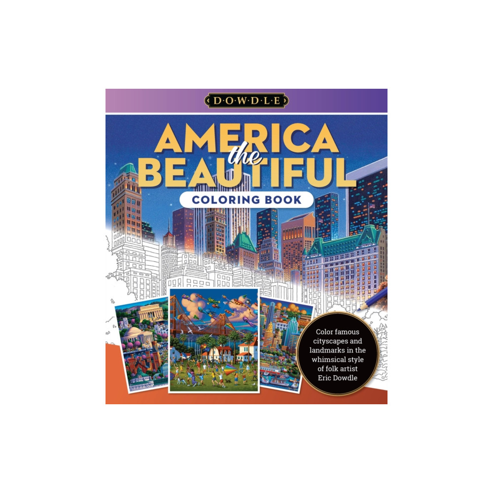 Produktbild för America the Beautiful Coloring Book (häftad, eng)