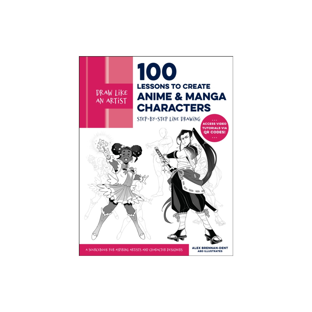 Produktbild för Draw Like an Artist: 100 Lessons to Create Anime and Manga Characters (häftad, eng)