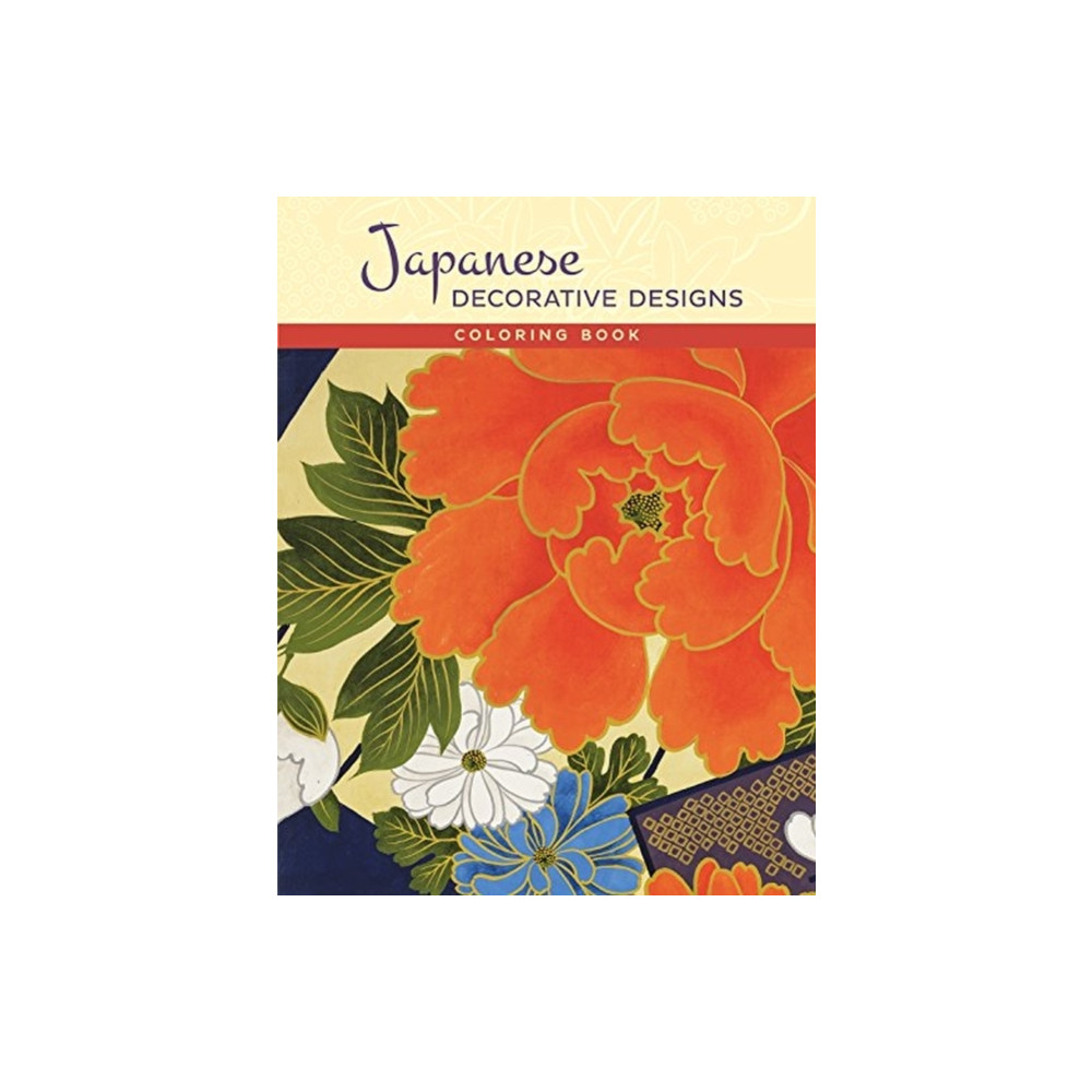 Produktbild för Japanese Decorative Designs Coloring Book (häftad, eng)