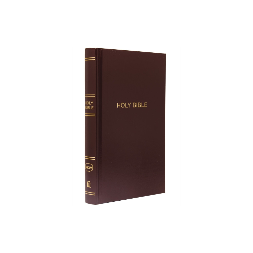 Produktbild för NKJV, Pew Bible, Hardcover, Burgundy, Red Letter, Comfort Print (inbunden, eng)