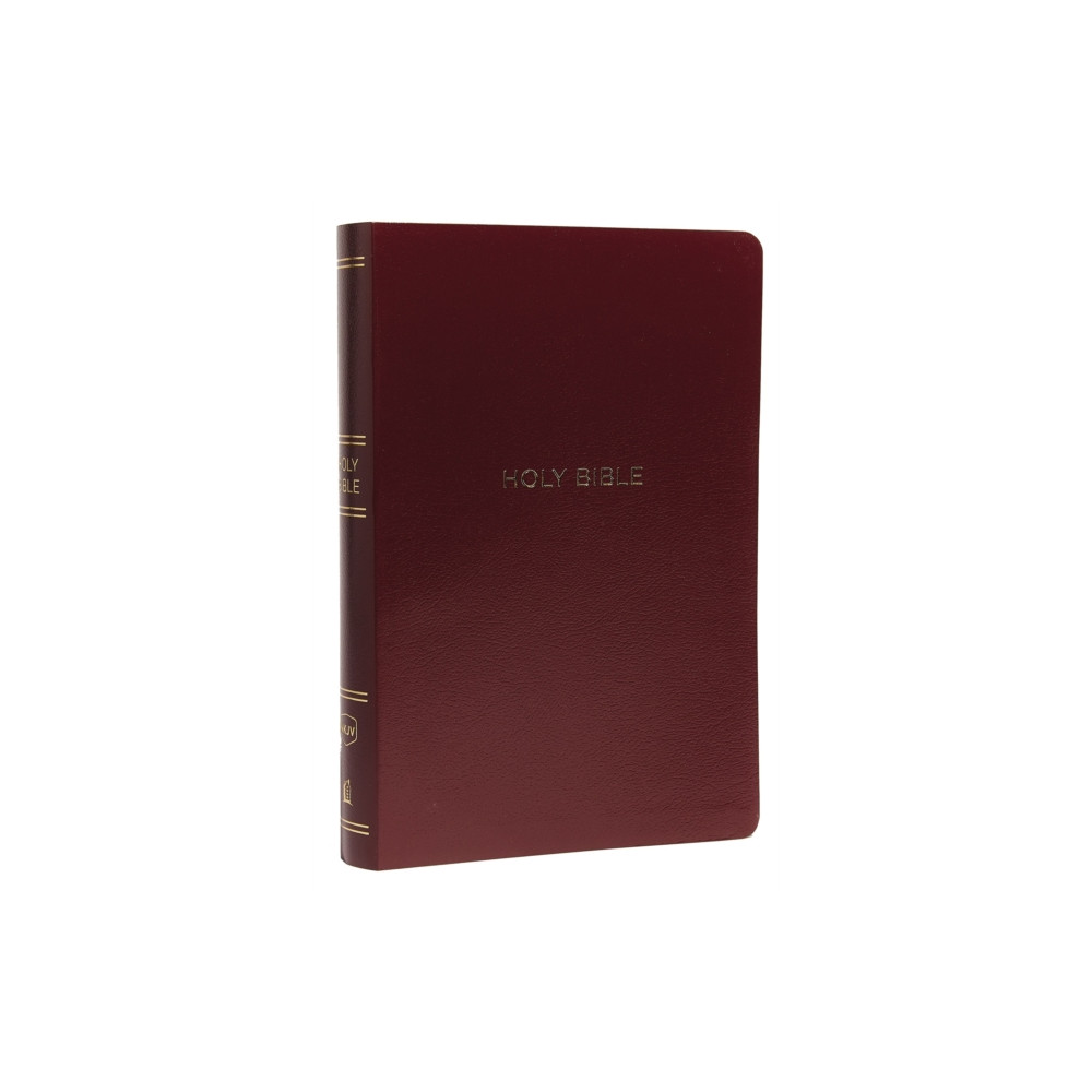 Produktbild för NKJV Holy Bible, Giant Print Center-Column Reference Bible, Burgundy Leather-look, 72,000+ Cross References, Red Letter, Comfort Print: New King James Version (häftad, eng)