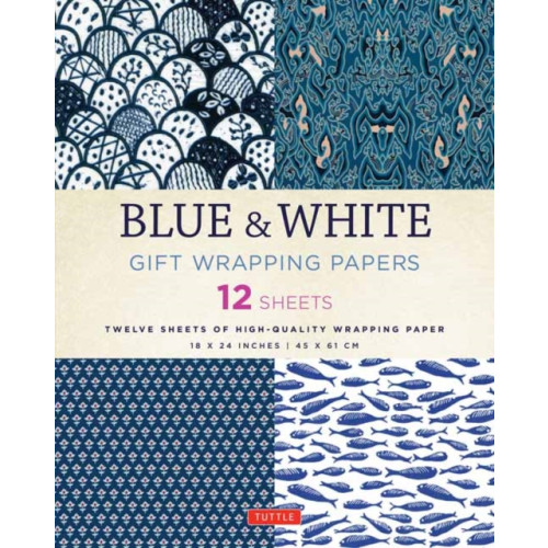 Tuttle Publishing Blue & White Gift Wrapping Papers - 12 Sheets (häftad, eng)