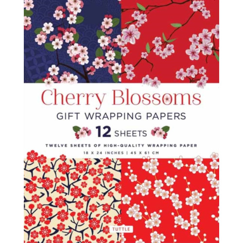 Tuttle Publishing Cherry Blossoms Gift Wrapping Papers - 12 Sheets (häftad, eng)