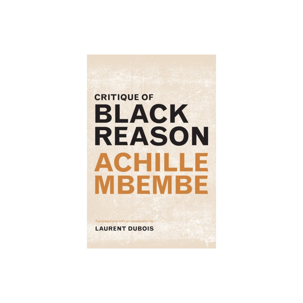 Produktbild för Critique of Black Reason (häftad, eng)