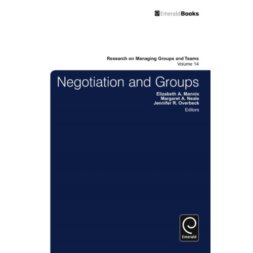 Emerald Publishing Limited Negotiation in Groups (inbunden, eng)