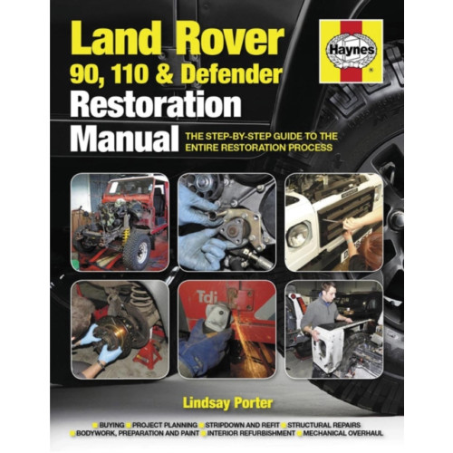Haynes Publishing Group Land Rover 90, 110 & Defender Restoration Manual (inbunden)
