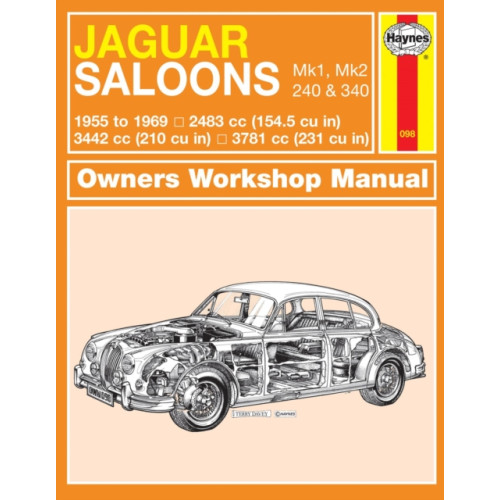 Haynes Publishing Group Jaguar MkI & II, 240 & 340 (55 - 69) Haynes Repair Manual (häftad)