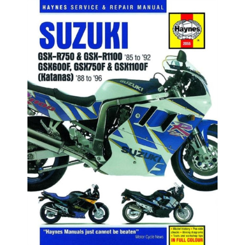 Haynes Publishing Group Suzuki GSX-R750 & GSX-R1100, GSX600F, GSX750F & GSX1100F (Katanas) (86 - 96) (häftad, eng)